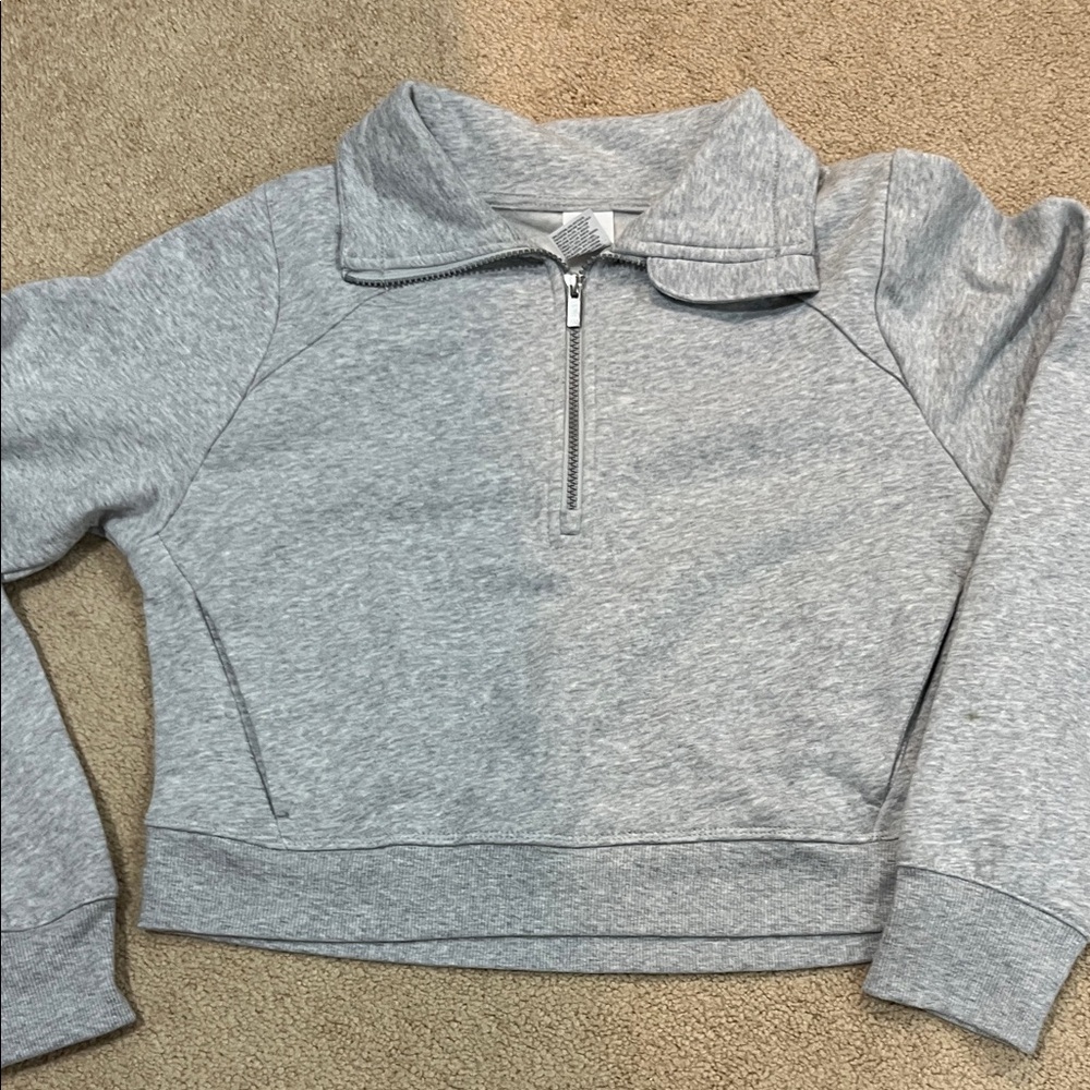 All in Motion Light Gray Zip Pullover